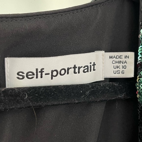 Self Portrait Palm Tree Sequin Dress - Picture 3 of 7